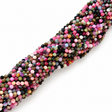 Turmalin Perler – Blommelilla, Facetterede (4mm) - Uniq Perler - 125607
