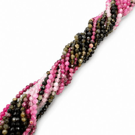 Turmalin Perler – Facetteret (3-3,5mm) - Uniq Perler - 55764