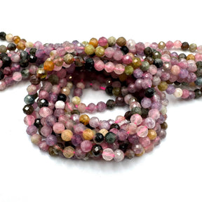 Tourmaline Beads – Faceted (4mm) Grade A - Uniq Perler - 578900