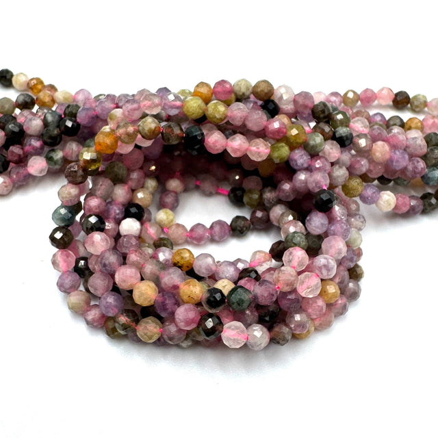 Turmalin Perler – Facetteret (4mm) Grade A - Uniq Perler - 578900