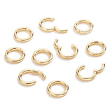 Twister Lås i Messing – 18K Forgyldt (14mm, 1 stk) - Uniq Perler - 116175