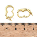 Twister Lås/Fold over Lås– Zirkonia Forgyldt (18.5mm) - Uniq Perler - 117628