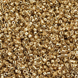 Uniq Seed Beads, Metallic Gold, 1,5x2mm, 10g - Uniq Perler - 121191