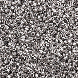 Uniq Seed Beads, Metallic Silver, 1,5x2mm, 10g - Uniq Perler - 120991