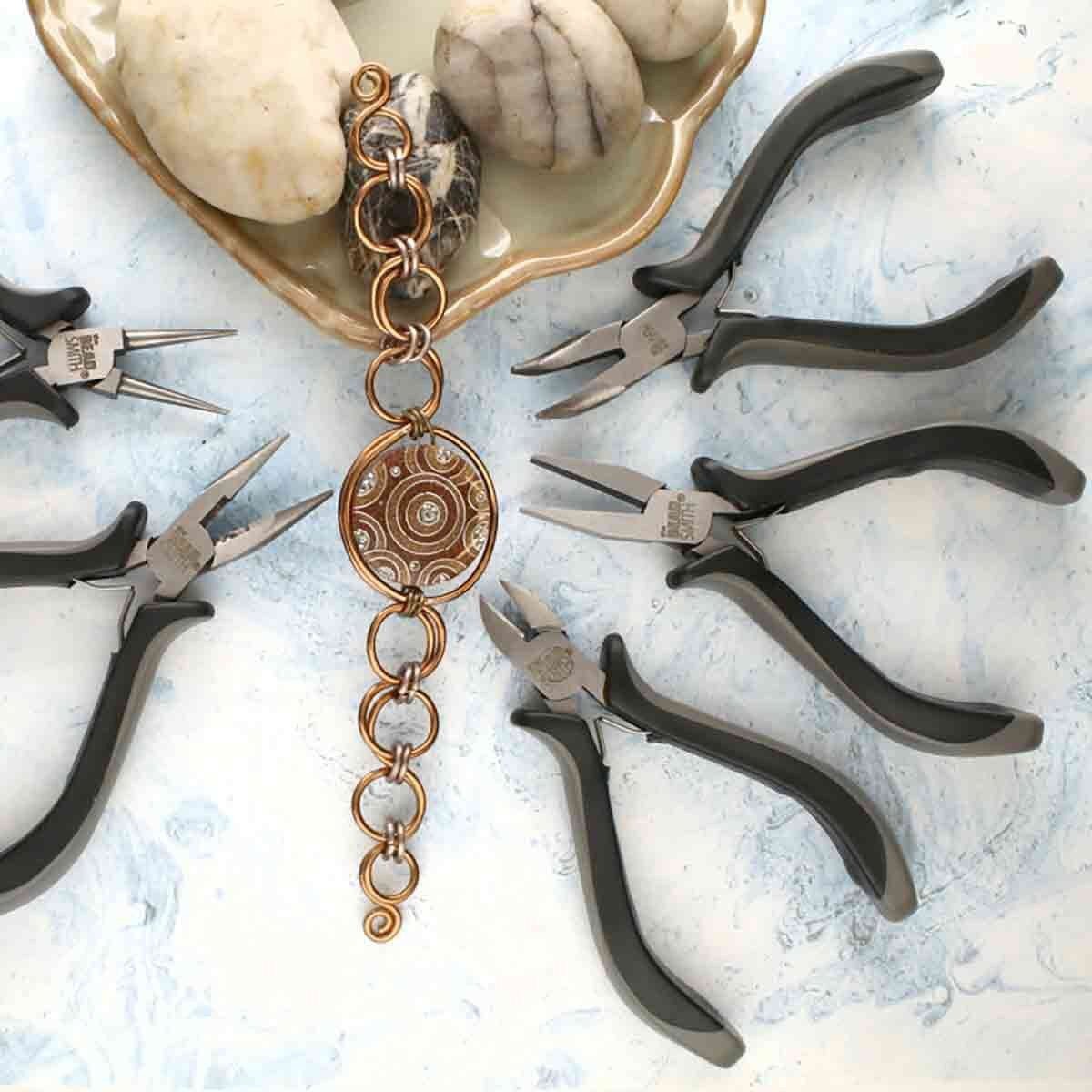 Værktøjssæt/Beadsmith– 5 Dele til Smykkefremstilling og Kreative Projekter - Uniq Perler - 123261
