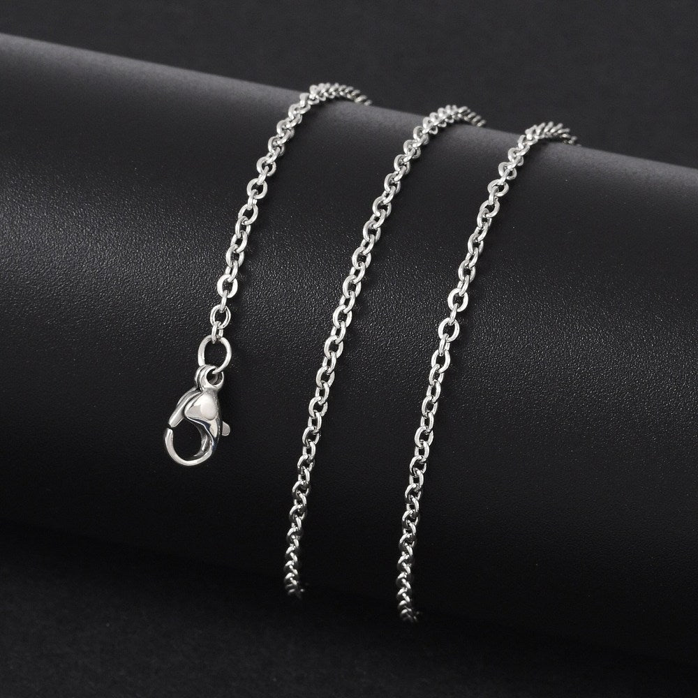 Wasserdichte Anker Halskette - Stahl (50cm) - Uniq Perler - 117448