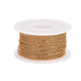 Vandfast Anker Kæde – 18K Forgyldt Stål (1,5x1,3x0,3mm), 10m - Uniq Perler - 162262