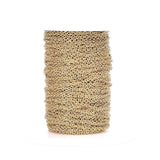 Vandfast Ankerkæde - Forgyldt Stål (2x1.5x0.4mm, 10m) - Uniq Perler - 0001489519