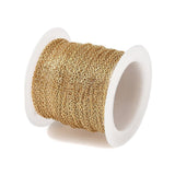 Vandfast Ankerkæde – Forgyldt Stål (2x1x0,2mm) - Uniq Perler - 113818