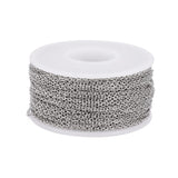 Vandfast Ankerkæde, Stål, (2x1,5x0,4mm) - Uniq Perler - 944842