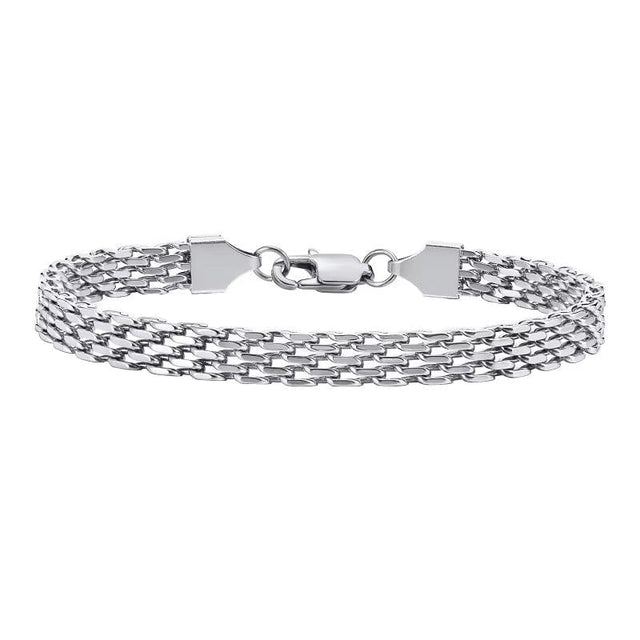 Vandfast Armbånd, Stål, (17 cm) - Uniq Perler - 113356