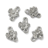 Vandfast Blomster Mellemled – Stål (10x7x2.5mm) 2 stk. - Uniq Perler - 119120