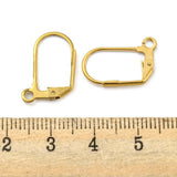 Vandfast Bricure - 18K Forgyldt Stål (17,5mm), 1 par - Uniq Perler - 122176