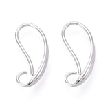 Vandfast Enkel Ørekrog – Stål (18,5x3mm) - Uniq Perler - 115338