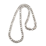 Vandfast Figaro Halskæde – Stål (55cm) - Uniq Perler - 115721