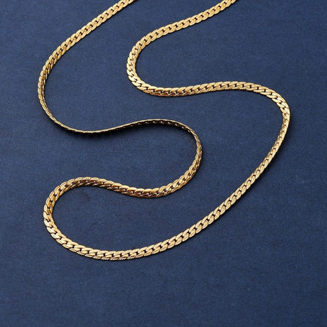 Vandfast Halskæde – Forgyldt Stål (50cm) - Uniq Perler - 116151