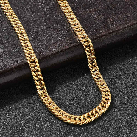 Vandfast Halskæde – Forgyldt Stål (51cm) - Uniq Perler - 115726