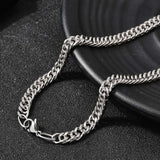 Vandfast Halskæde – Stål (51cm) - Uniq Perler - 115725