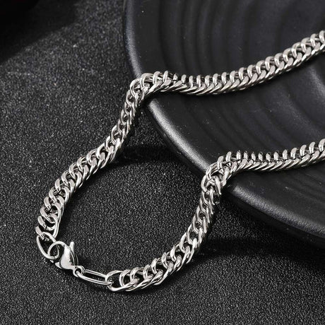 Vandfast Halskæde – Stål (51cm) - Uniq Perler - 115725