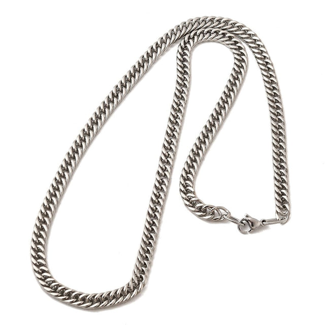 Vandfast Halskæde – Stål (51cm) - Uniq Perler - 115725