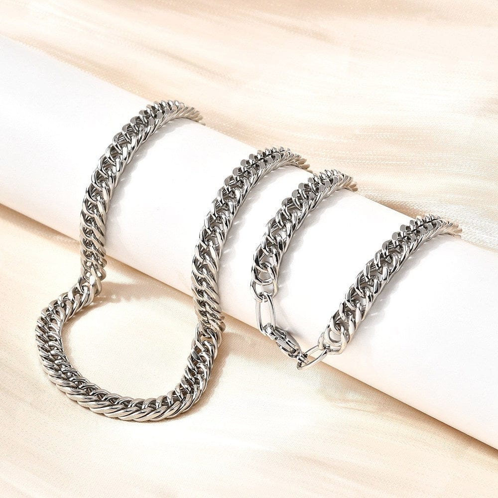 Vandfast Halskæde – Stål (51cm) - Uniq Perler - 115725