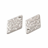 Vandfast Harlekin Vedhæng Med Mønster, 16x9,5mm, 2 stk. - Uniq Perler - 302332