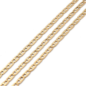 Wasserdichte Kette – Vergoldet Stahl (3x6x0,5mm) - Uniq Perler - 115330