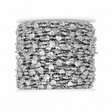 Vandfast Kæde Med Hjerteled – Stål (6mm) 1m - Uniq Perler - 125311