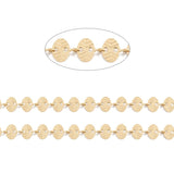 Vandfast Kæde Med Ovale Led – Forgyldt Stål (6x7mm) 1m - Uniq Perler - 116088