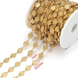 Vandfast Kæde med Poter – 18K Forgyldt Rustfrit Stål (10,5x7mm) - Uniq Perler - 125662