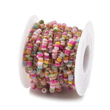 Vandfast Kæde Med Shell Perler Og Stål Perler, 1m - Uniq Perler - 837844