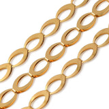 Vandfast Kæde Med Smukke Links, (15x9x3mm), 1m - Uniq Perler - 824848