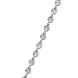 Vandfast Kæde Med Solstråle Mønster – Stål (4x6mm, 1 Meter) - Uniq Perler - 