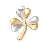 Vandfast kløver vedhæng, (Str. 25x19x3mm) - Uniq Perler - 115542