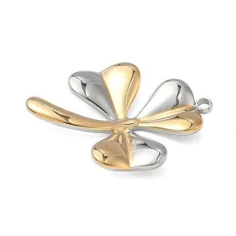 Vandfast kløver vedhæng, (Str. 25x19x3mm) - Uniq Perler - 115542