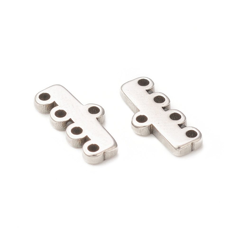 Vandfast Mellemled/Connector - Stål (2 stk) - Uniq Perler - 114805