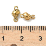 Vandfast Muslinge Mellemled – 18K Forgyldt Stål (8,5x4,5mm) 2 Stk - Uniq Perler - 