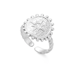 Vandfast Og Regulerbar Ring Stål - Uniq Perler - 115165