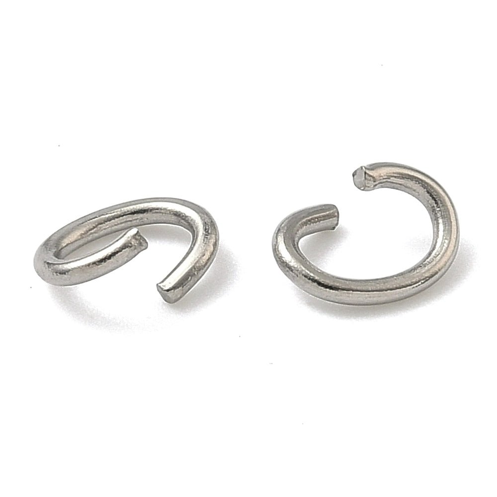 Wasserdichte Ösen/O-Ringe – Oval, Stahl (7x5x1mm), 20 Stück - Uniq Perler - 0000004904, 145388045698912942342854