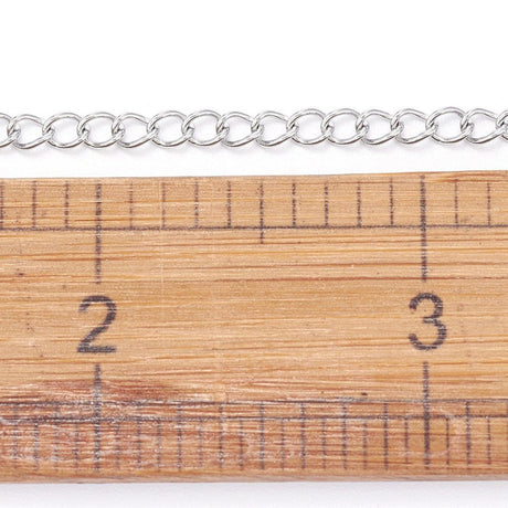 Vandfast Panser Kæde – Stål (4x3mm, 1 meter) - Uniq Perler - 123478