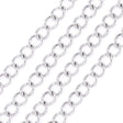 Vandfast Panser Kæde – Stål (4x3mm, 1 meter) - Uniq Perler - 123478
