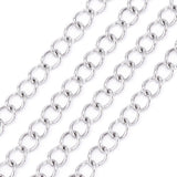 Vandfast Panser Kæde – Stål (4x3mm, 1 meter) - Uniq Perler - 123478