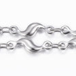 Vandfast Papirklips Kæde – Stål (11,5x3,5x2mm) - Uniq Perler - 125055