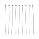 Vandfast Perlestave – Rustfrit Stål (45x0,5mm) 25 stk - Uniq Perler - 116048