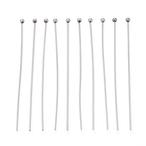 Water-resistant Pins – Stainless Steel (50x0.5mm) 25 pcs - Uniq Perler - 116047