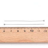 Vandfast Perlestave – Rustfrit Stål (60x0,5mm) 25 stk - Uniq Perler - 116046