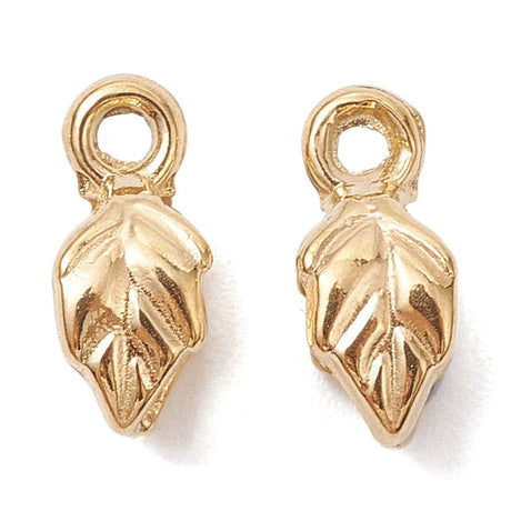 Vandfast Pinch Bail - 18K Forgyldt Stål (9,5x4mm, 4 stk) - Uniq Perler - 739591