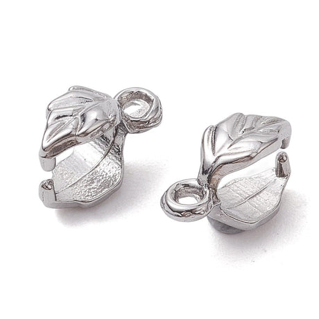 Vandfast Pinch Bail - Stål (9,5x4mm, 4 stk) - Uniq Perler - 739691