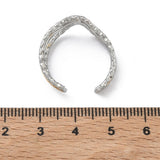 Vandfast Ring – Trippel Bølge, 18K Forgyldt Stål - Uniq Perler - 118876