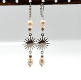 Vandfast Sol Mellemled/Links, Forgyldt Stål, (19x14,5mm, 2 stk.) - Uniq Perler - 150554